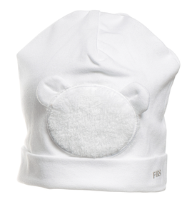 First First B bonnet xl fur teddy bear White