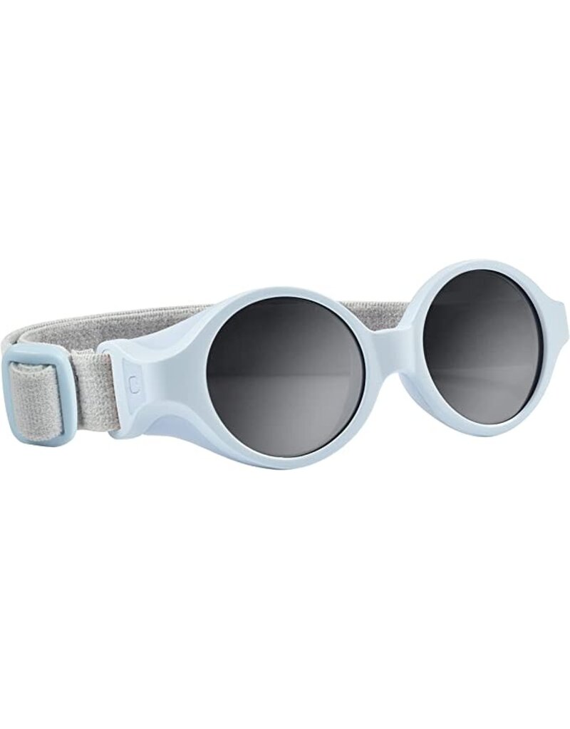 Beaba Zonnebril verstelbare band 0-9 m parelblauw spiegel effect