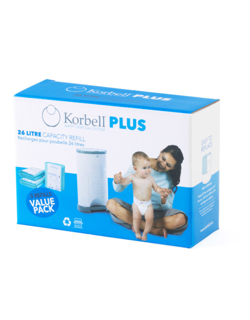 Pack de 3 recharges pour poubelle Korbell