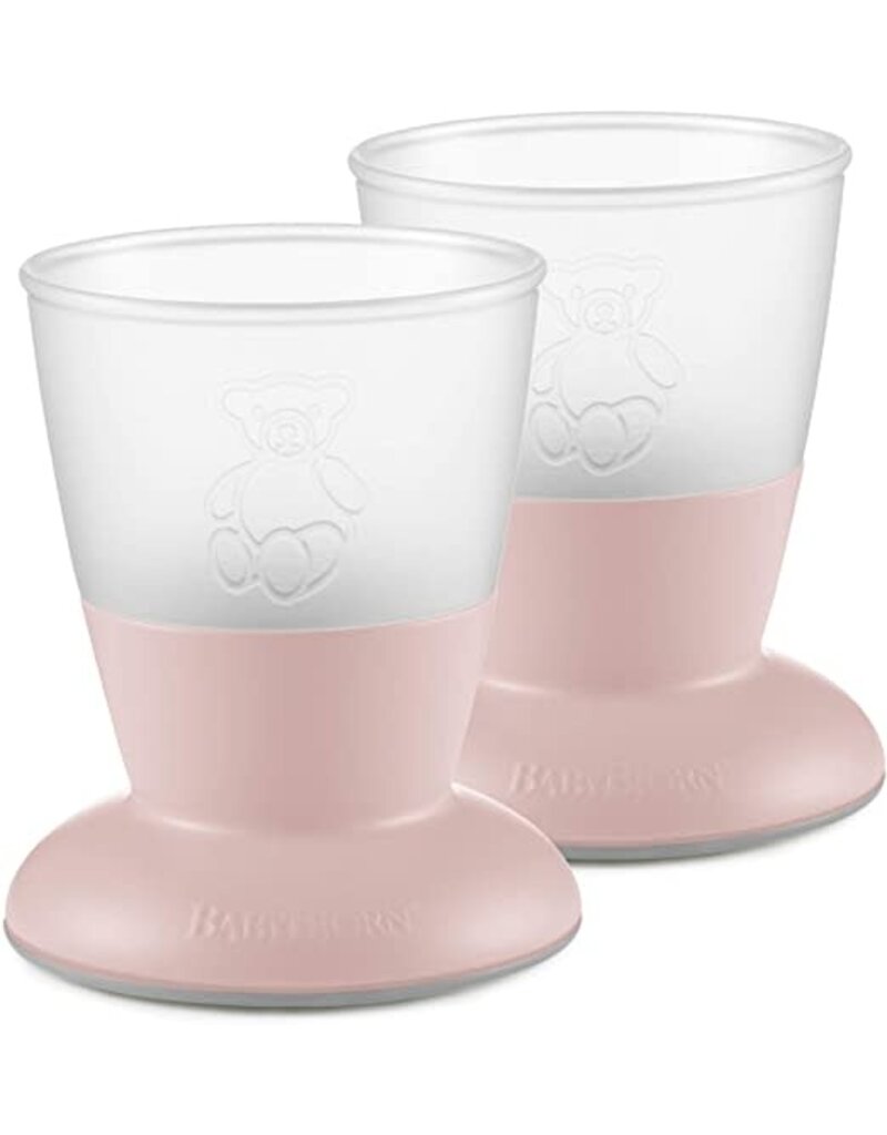 Baby Bjorn BabyBjorn Baby Cup, 2-pack, Powder Pink