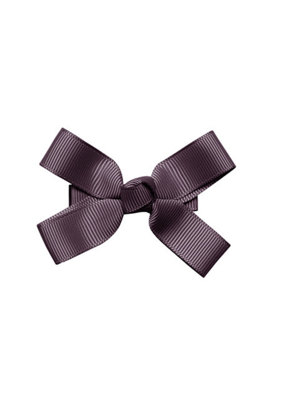 prinsessefin haarclip strik  Martha bordeaux (klein)