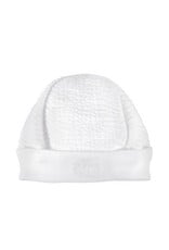 Théophile & Patachou Theophile Muts jersey gewafeld geborduurd -  Wit TU