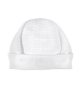 Théophile & Patachou Theophile Muts jersey gewafeld geborduurd -  Wit TU