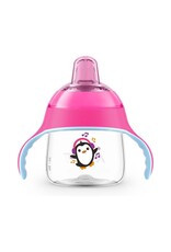 Avent Lekvrije Pinguin beker 200ml Roze