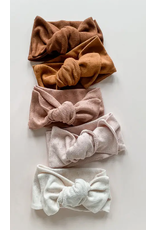 Petite Evelina Apparel Bow headband / pointoille Cream