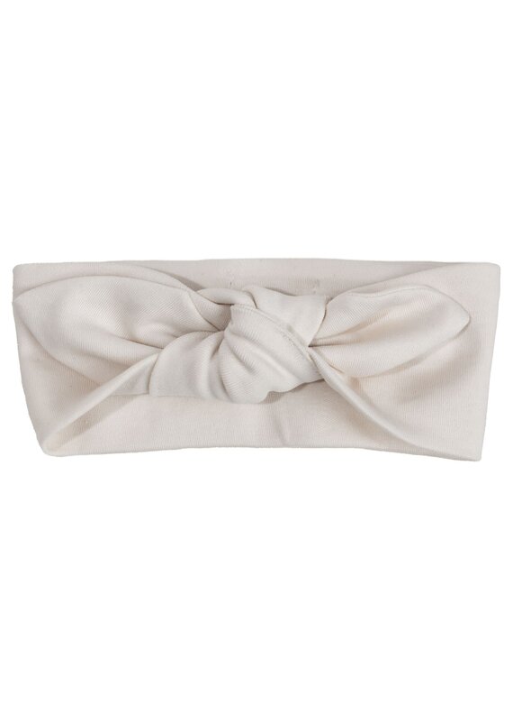 Baby Gi Baby Gi-headband with bow- ivory