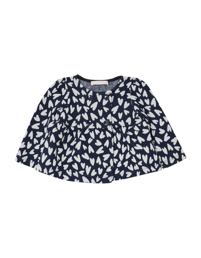 Liu Jo-vestje- night blue-hartjes