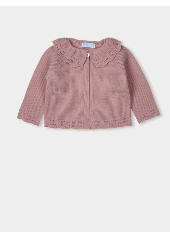 Baby's girl's cardigan met ruffle