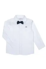 Natini Natini - bodyshirt body pierrot bow velvet blauw