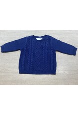 mayoral Mayoral-braided jumper-gebreide trui-donkerblauw