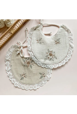 Baby bib- delicate vintage-cream