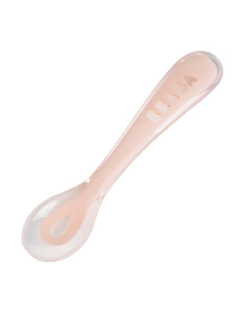 Beaba Siliconelepel 2de leeftijd - pink