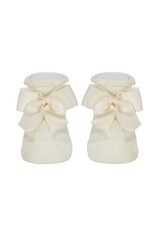 Condor Condor newborn sokjes met strik - beige