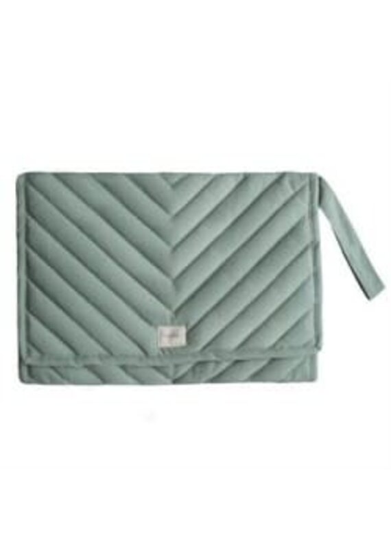 Mushie Mushie- portable changing pad- roman green