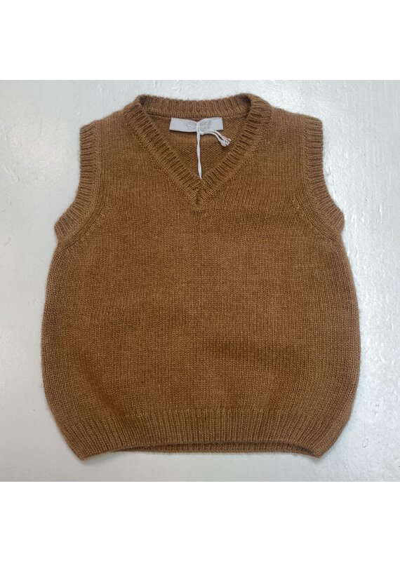 Coccodé Gilet in Tricot- hazelnoot