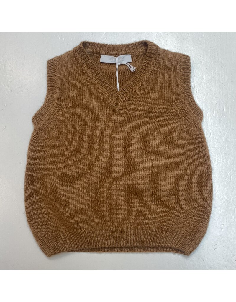 Coccodé Gilet in Tricot- hazelnoot