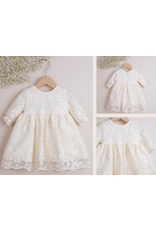 Minimi-dress- wit- bloemetjeskant