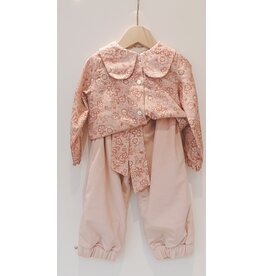 Lalalu- hemdje met broek- 2 stuks- zachtroze