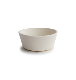 Mushie Mushie silicone bowl ivory