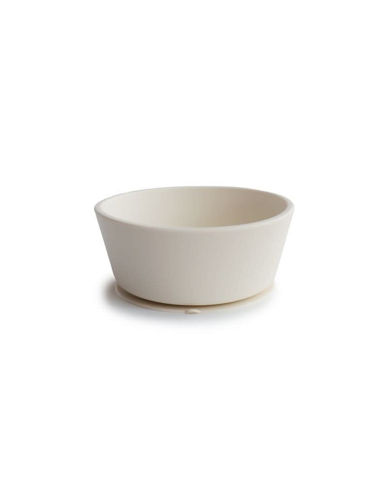 Mushie Mushie silicone bowl ivory