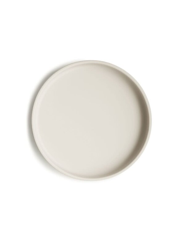 Mushie Mushie - classic silicone suction plate - ivory