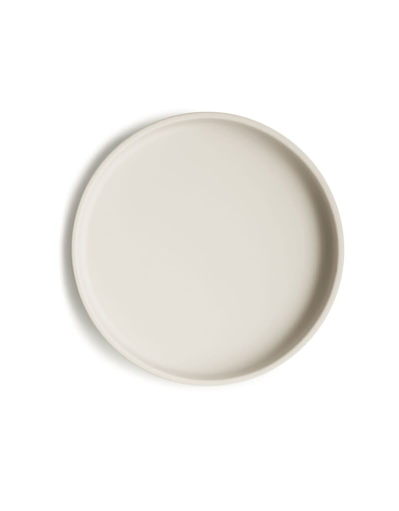 Mushie Mushie - classic silicone suction plate - ivory