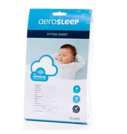 AeroSleep AeroSleep - Hoeslaken co-sleeper 80x53cm - wit