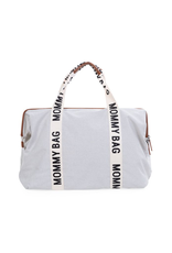 Childhome Mommy Bag ® Verzorgingstas - Signature - Canvas - off white (licht grijs)