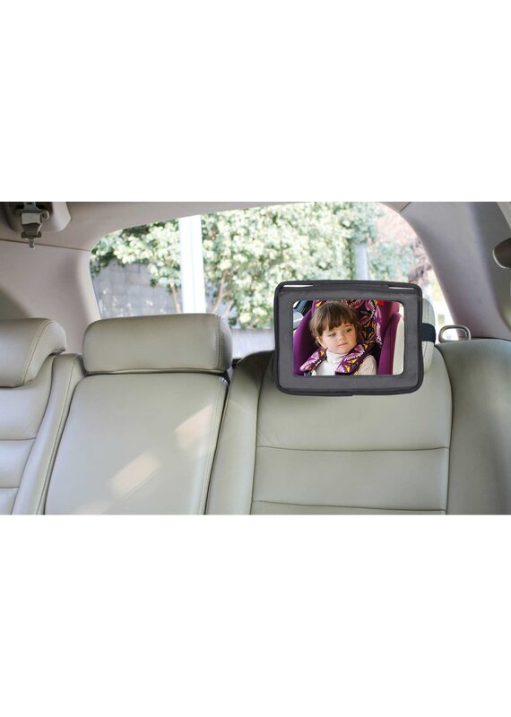 BabyDan 2-in-1 tablet - spiegel voor autostoel (tablethouder/achteruitkijkspiegel)