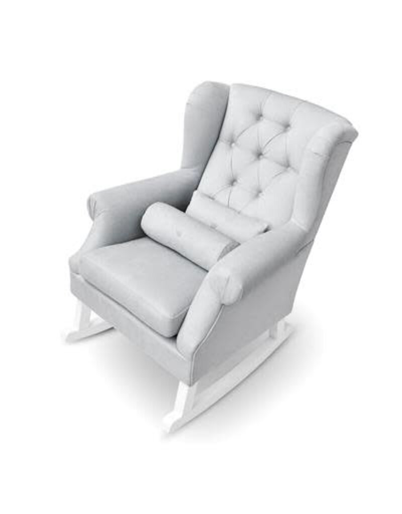 First First SET-  schommelstoel + voetenbank grijs