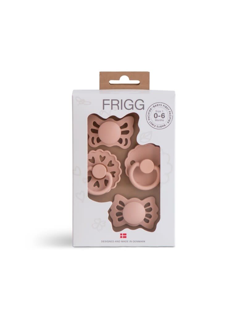 Frigg Frigg Baby's First Pacifier Fopspenen Set | blush