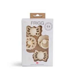 Frigg Frigg Baby's First Pacifier Fopspenen Set | Cream