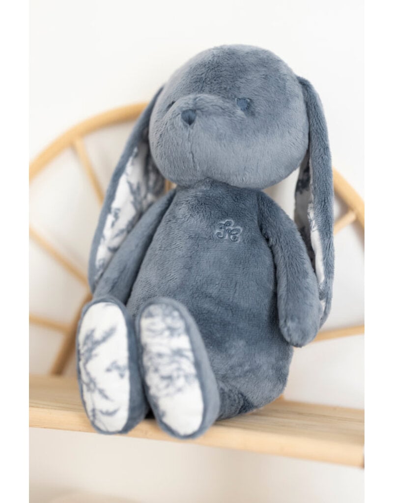 Tartine & Chocolat Tartine et Chocolat - konijn 25cm - blue toile de jouy