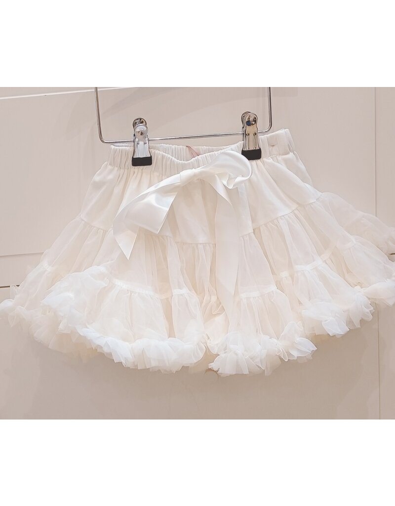 prinsessefin Star tutu rokje- antique white maat: XS