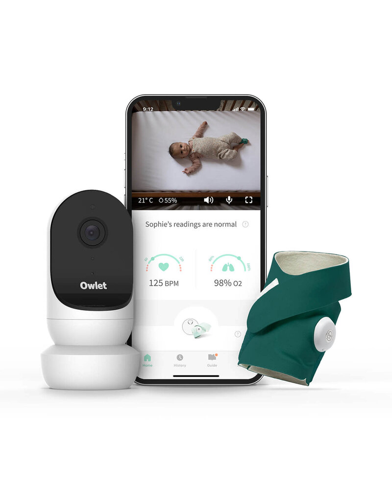 owlet Owlet Smart Sock 3 + Camera - donker groen