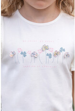 Tartine & Chocolat Tartine & Chocolat - T-shirt ecru bloemen