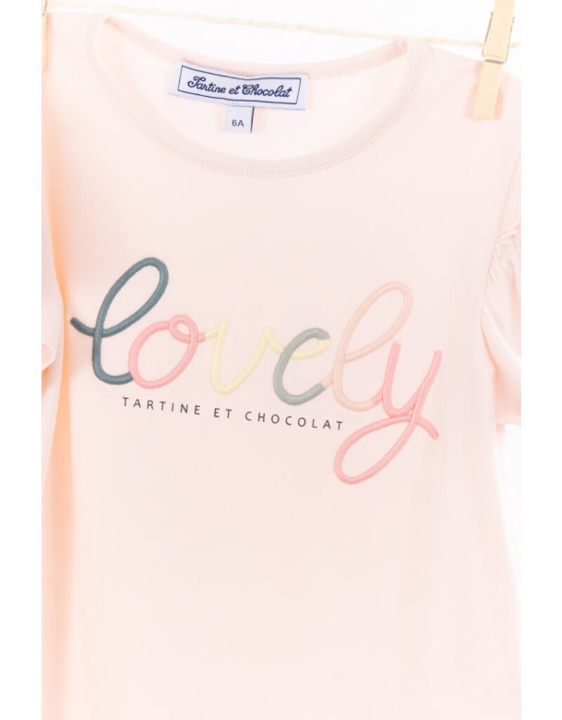 Tartine & Chocolat Tartine & Chocolat - T-shirt roze - Lovely