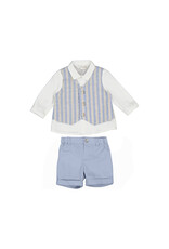 mayoral Mayoral - ceremonie set Theo - linnen blauw