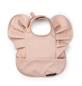 Slabbetje met opvangbakje Powder pink - Elodie Details