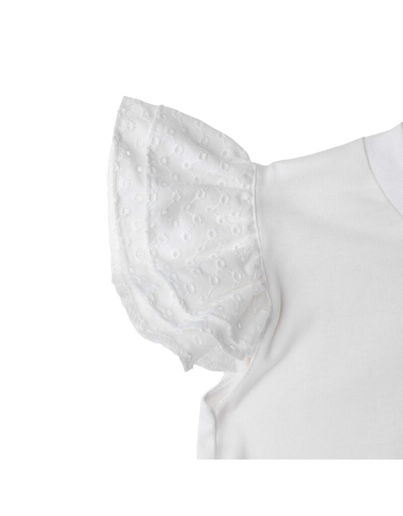 Baby Gi White t-shirt with angel sleeves