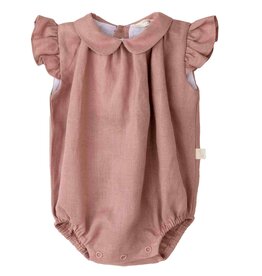 Baby Gi Pink bodyblouse with frilly sleeves fesh