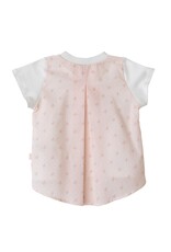 Baby Gi White t-shirt with bow Flora