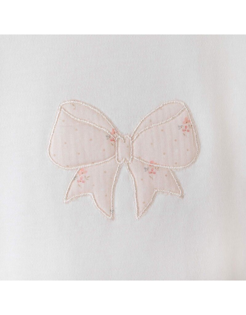 Baby Gi White t-shirt with bow Flora