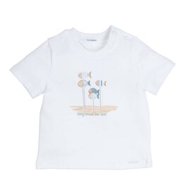 Gymp T-shirt aerobic- white- Visjes