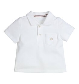 Gymp Polo Pikachu-white beige