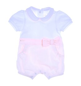 Gymp Creepersuit  Flo-light pink/white