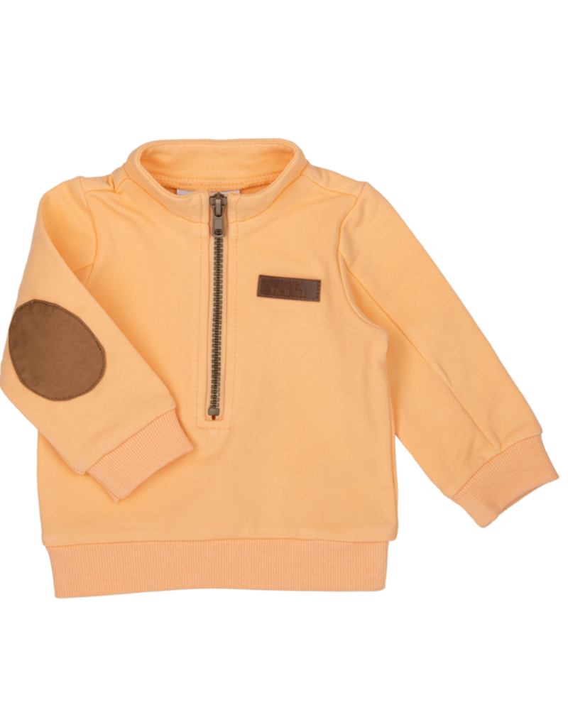 Natini Sweater zipper light orange