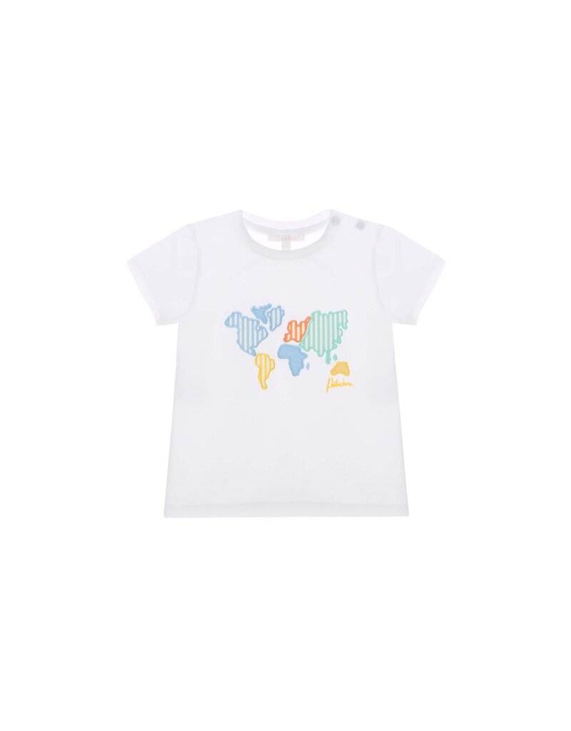 Patachou Patachou - Tshirt - wereldkaart kleur