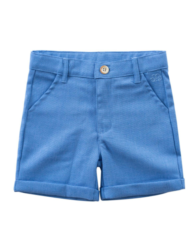 Natini Short blue/ beige button