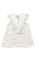 Natini Jurk broderie - beige
